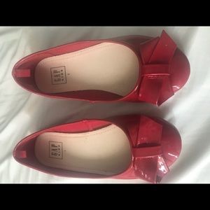 Gap red shoes (kids size 1) worn once